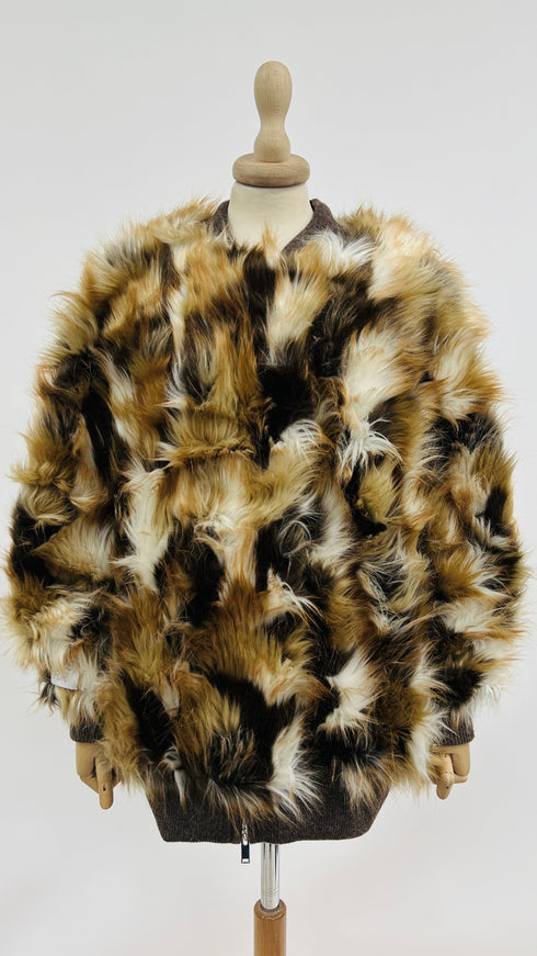 Eco-pelliccia maculata