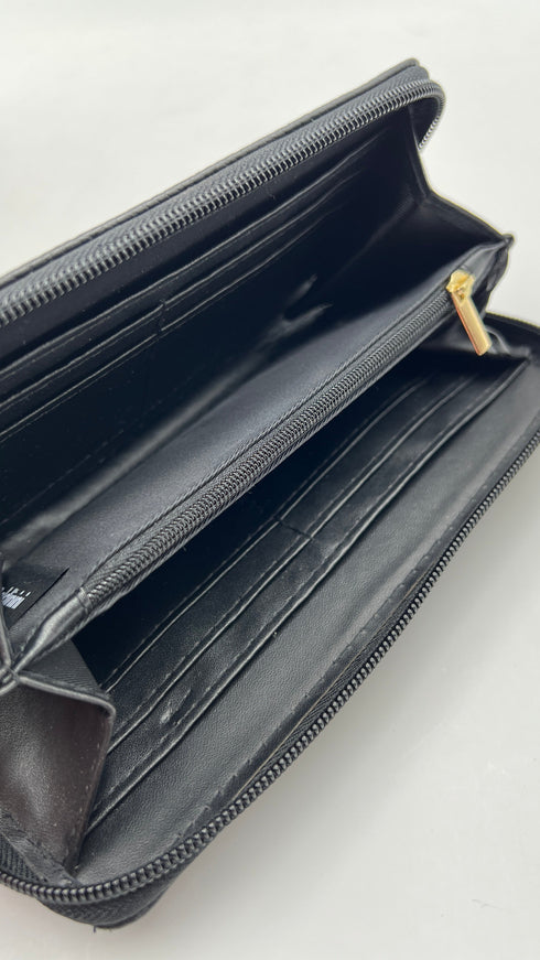 Portafoglio in pelle lavorata