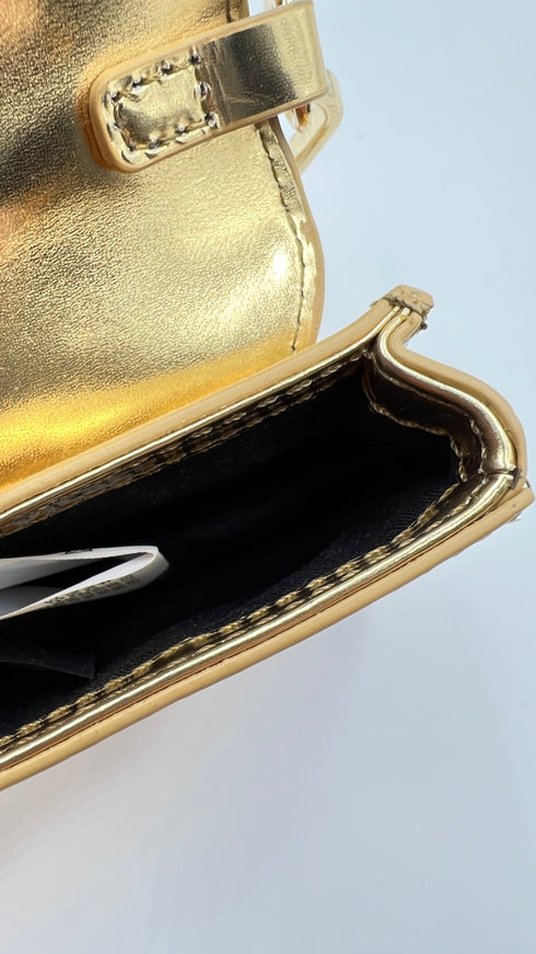 Mini pochette dorata