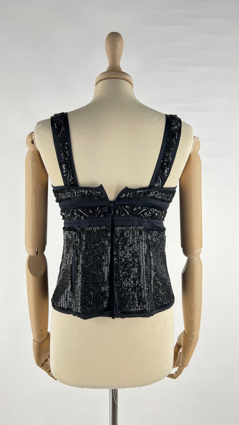 Top in paillettes