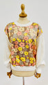 Maglione paillettes fiori