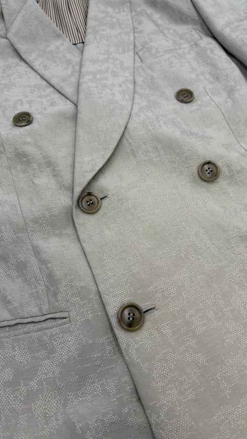 Giacca doppio petto jacquard