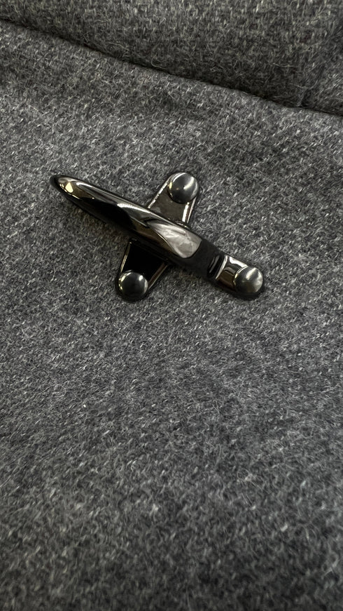 Cappotto corto con alamaro