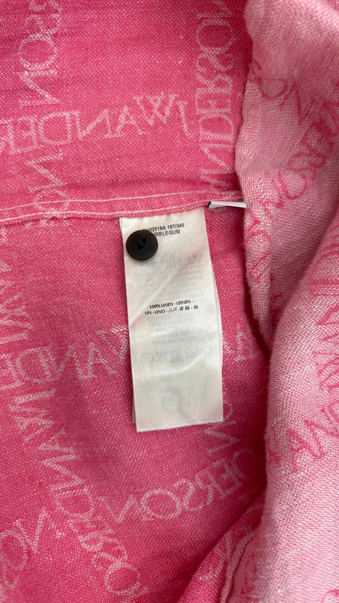 Maxi camicia in lino