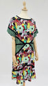 Abito midi a fiori vintage