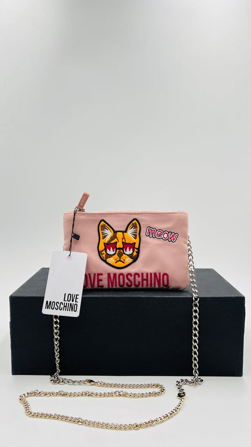 Portafoglio in nylon rosa