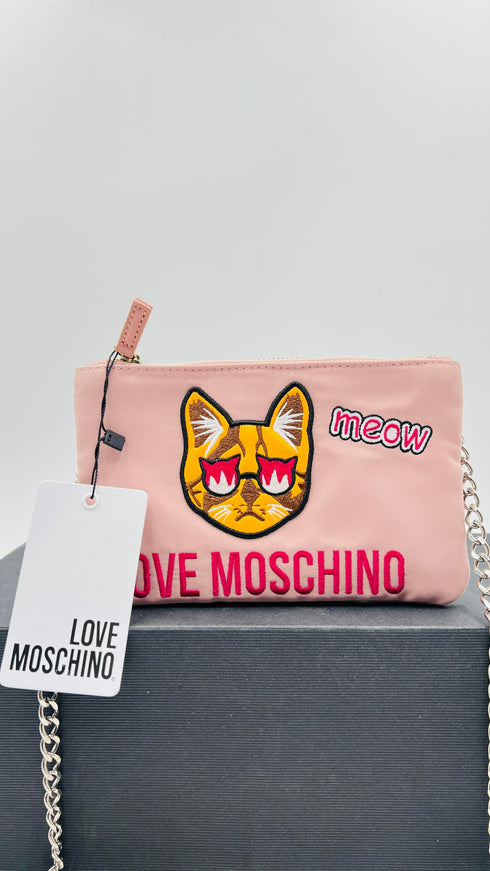 Portafoglio in nylon rosa