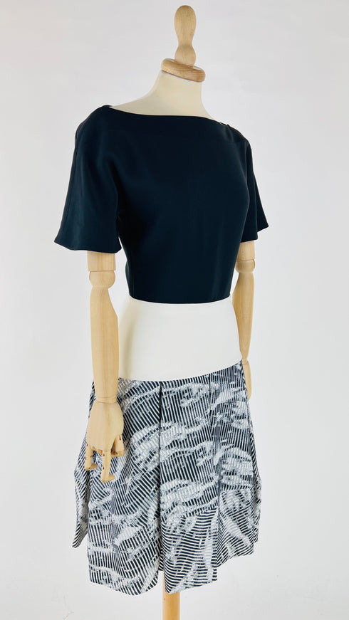 Abito midi color block