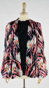 Blusa in seta con pizzo