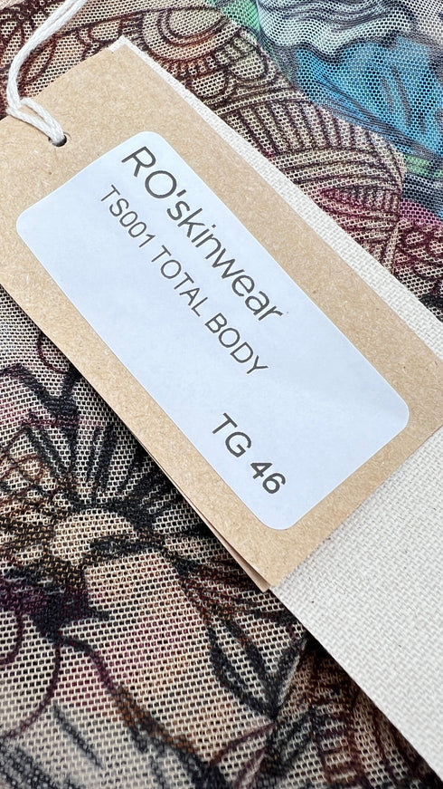 Longsleeve in tulle con cartellino