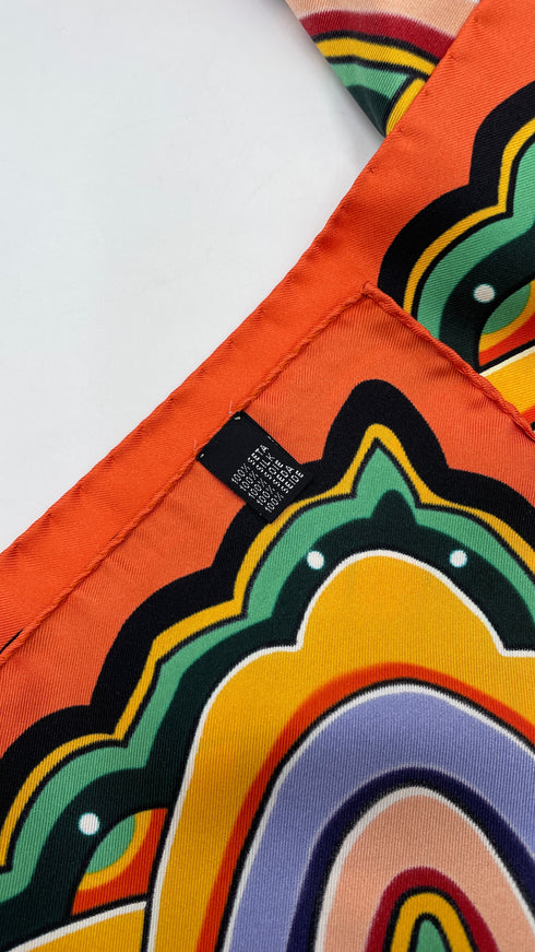 Foulard seta multicolor