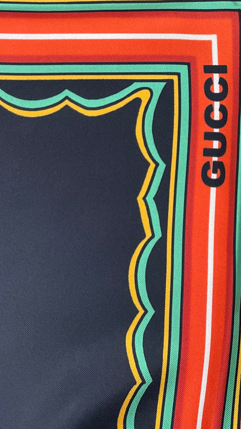 Foulard seta multicolor