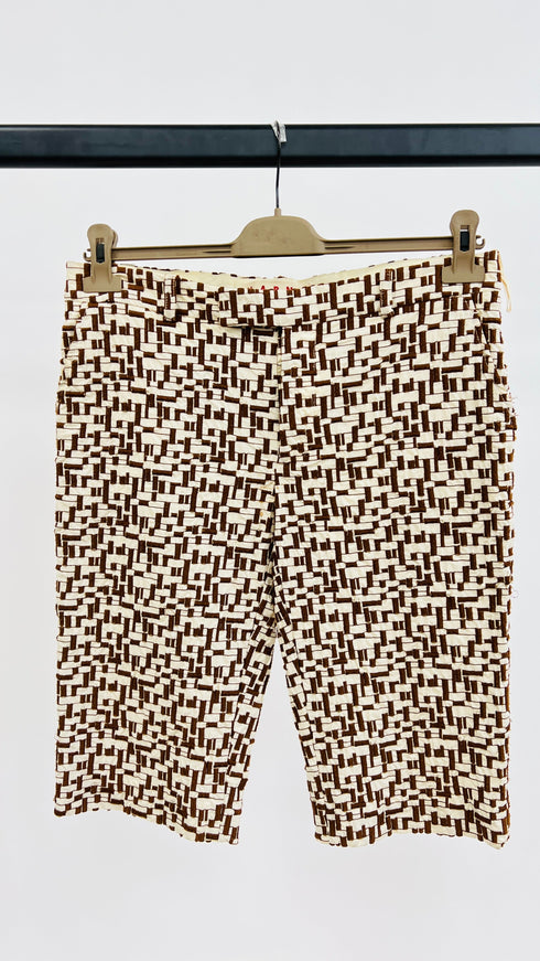 Bermuda Jacquard geometrico