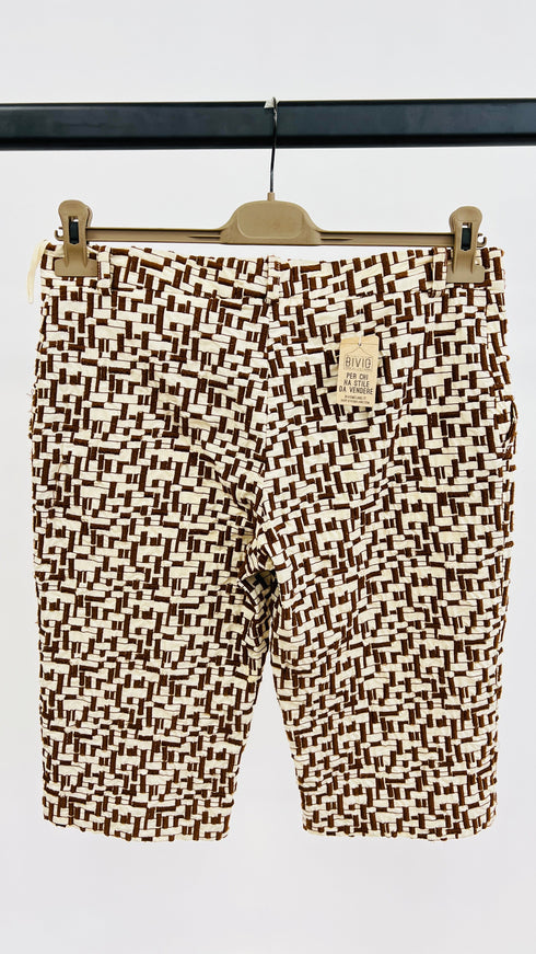 Bermuda Jacquard geometrico