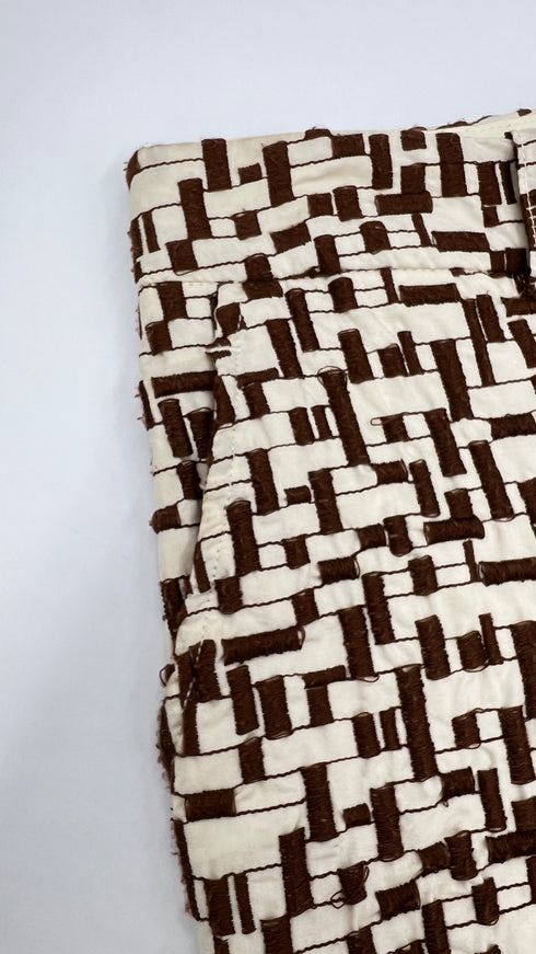 Bermuda Jacquard geometrico