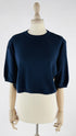Maglia boxy blu
