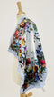 Foulard quadrato fiori