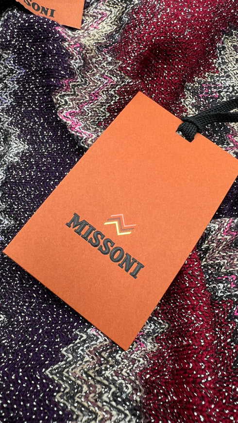 Cardigan lungo con cartellino