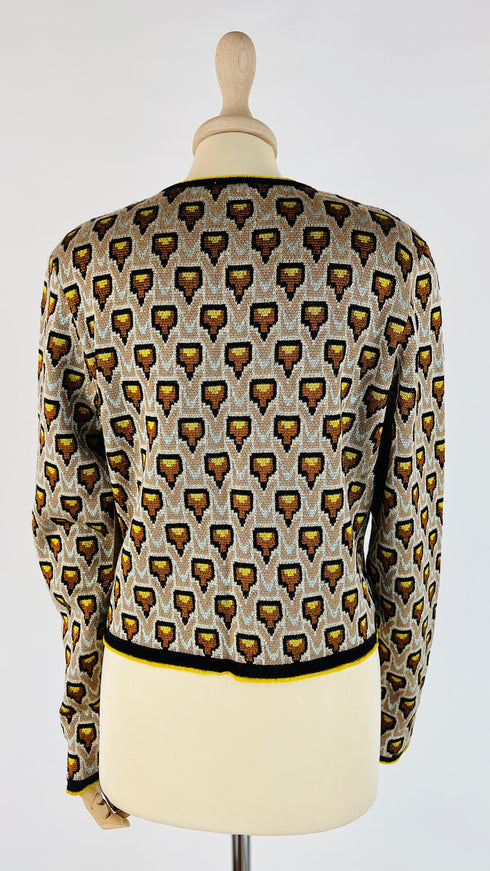 Cardigan corto lurex