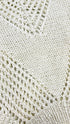 Top in maglia traforato