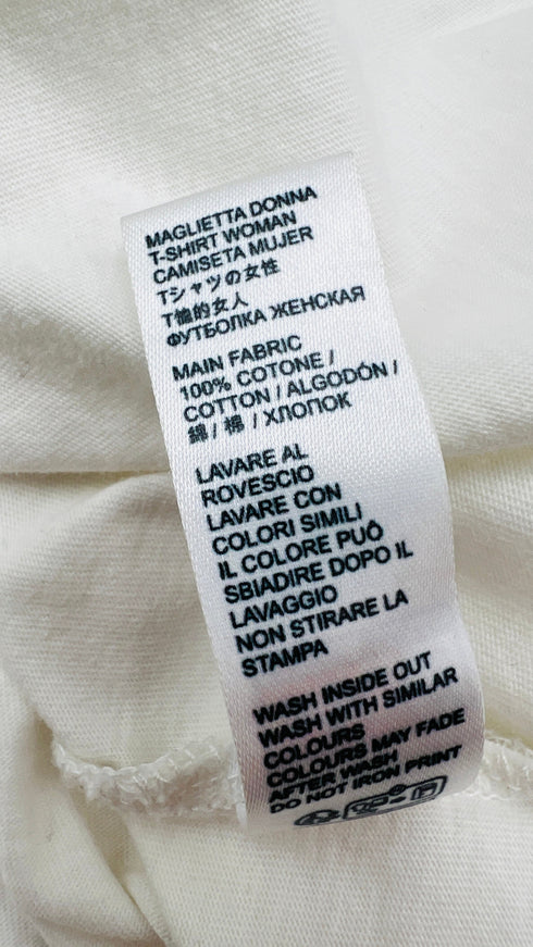 T-shirt logo in cotone