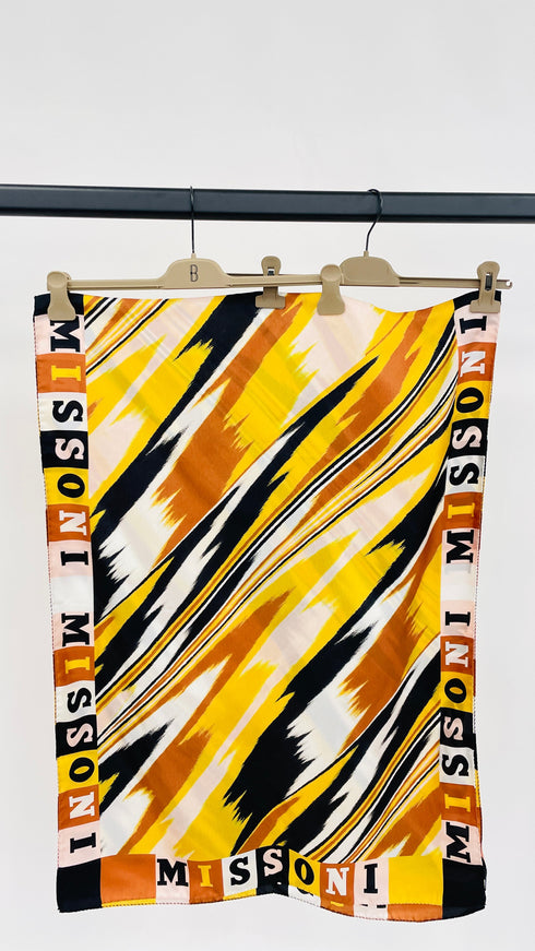 Foulard marezzato seta