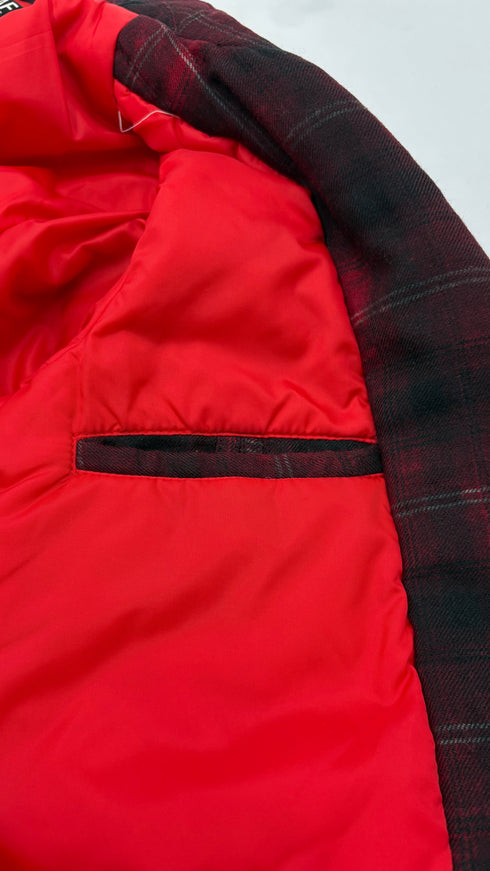 Giacca tartan imbottita