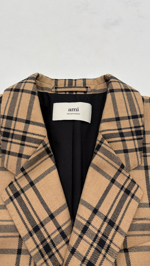Blazer lungo check