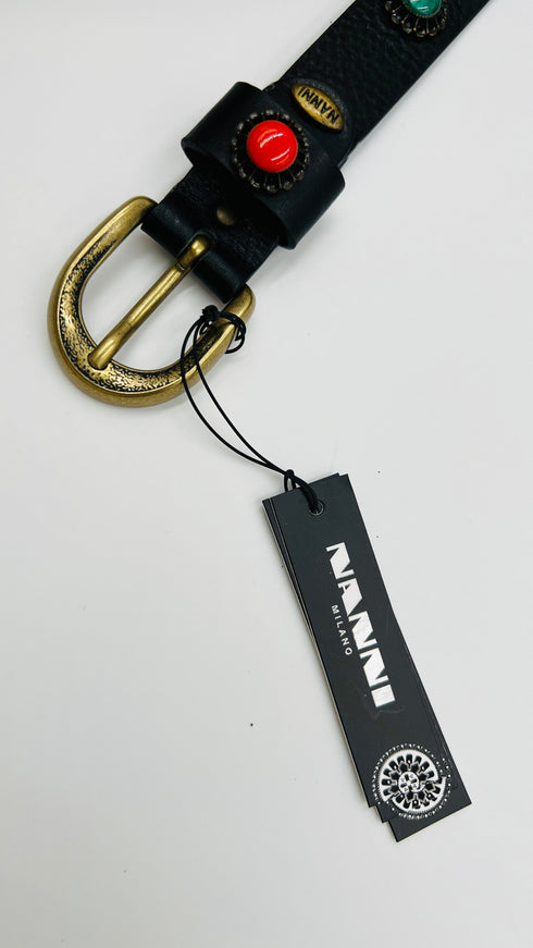 Cintura a fiori con cartellino