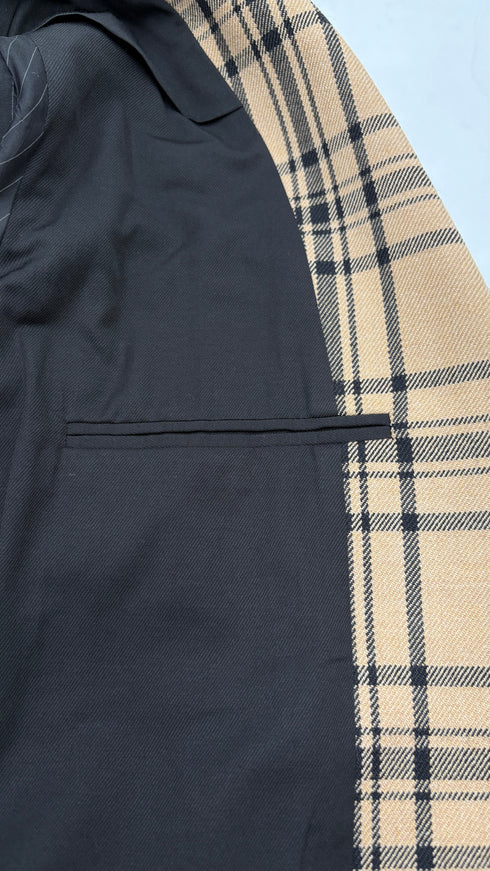 Blazer lungo check