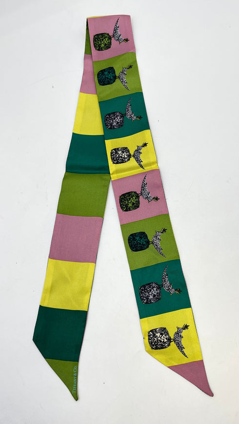 Bandeau quadrati seta