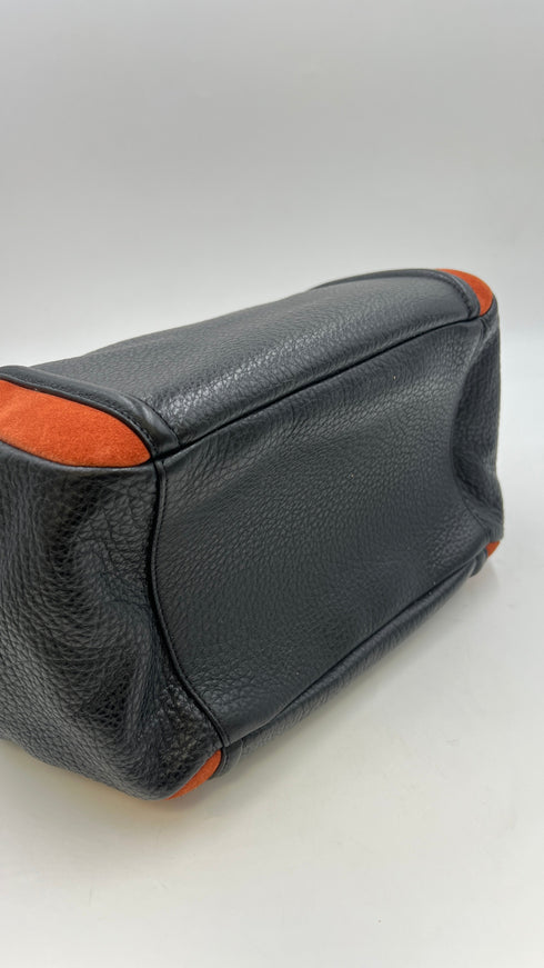 Borsa bauletto con cartellino