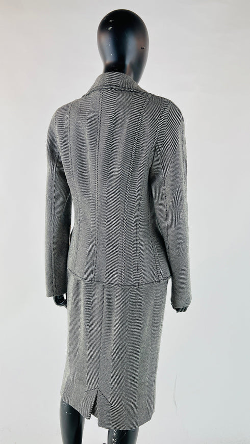 Tailleur vintage giacca e gonna