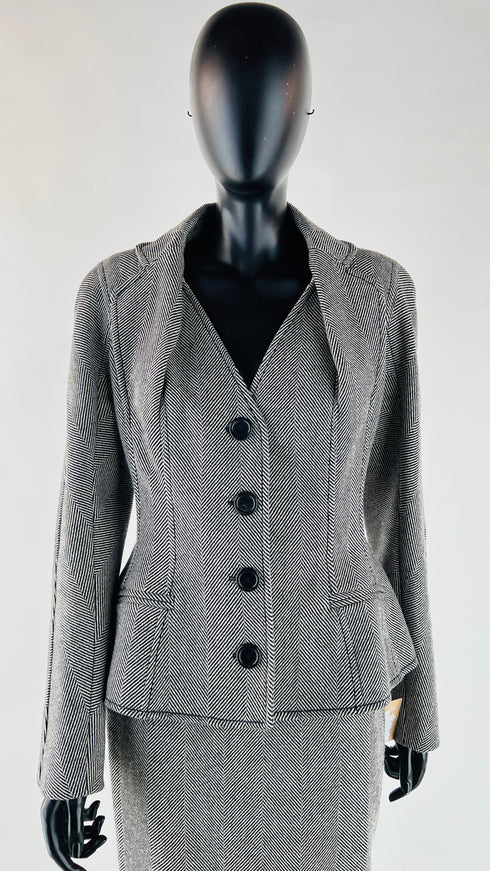 Tailleur vintage giacca e gonna