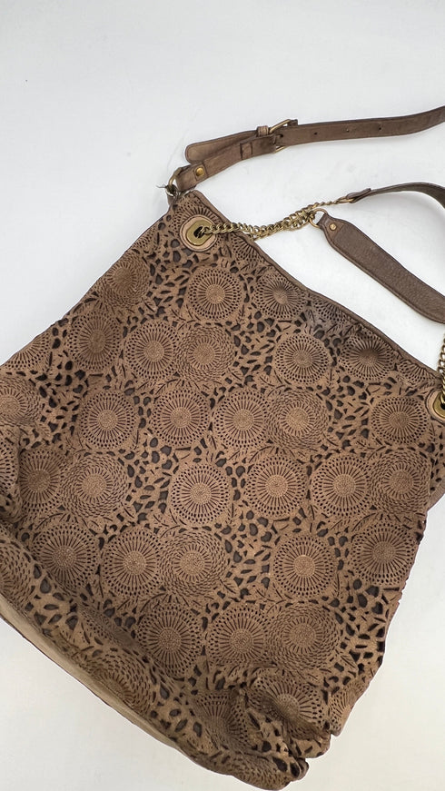Borsa a spalla traforata