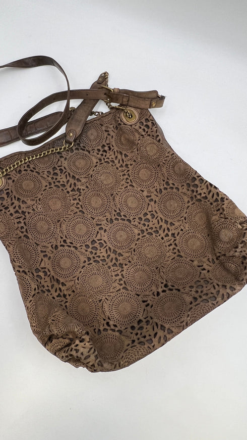 Borsa a spalla traforata