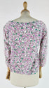 Blusa stampa floreale