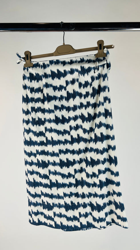 Gonna in cotone shibori