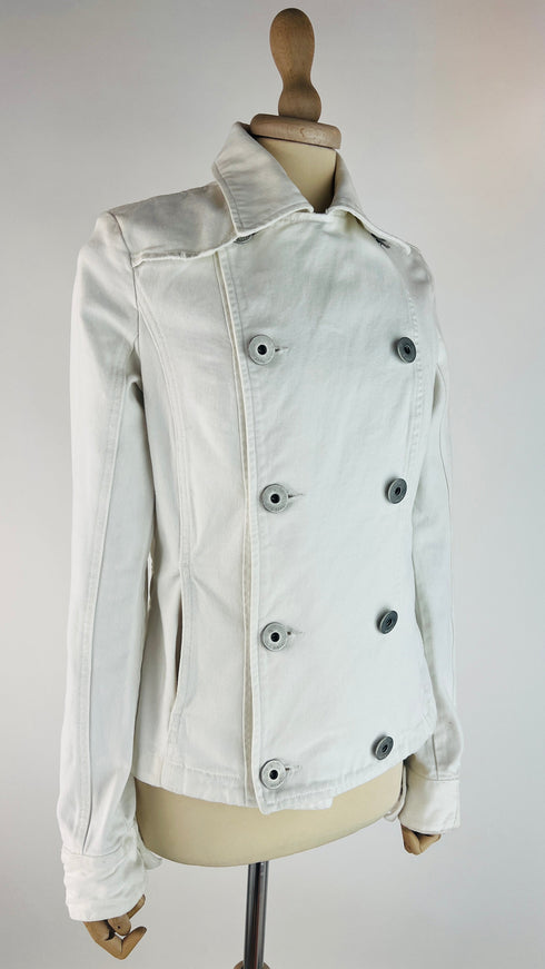 Giacca in denim bianco