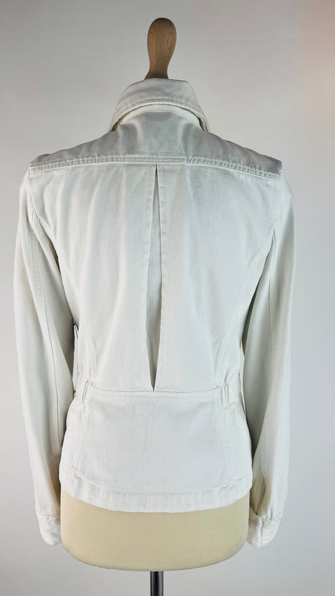 Giacca in denim bianco