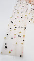 Abito tulle pois con cartellino