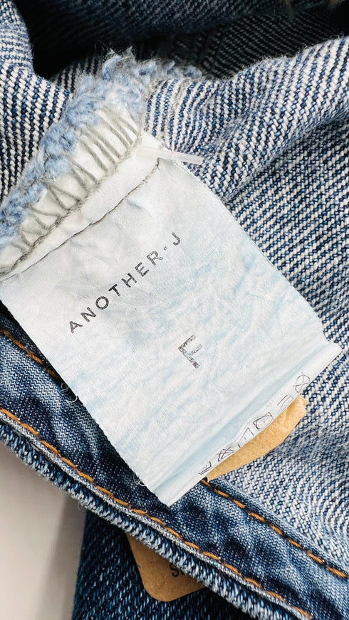 Giacca cropped in jeans