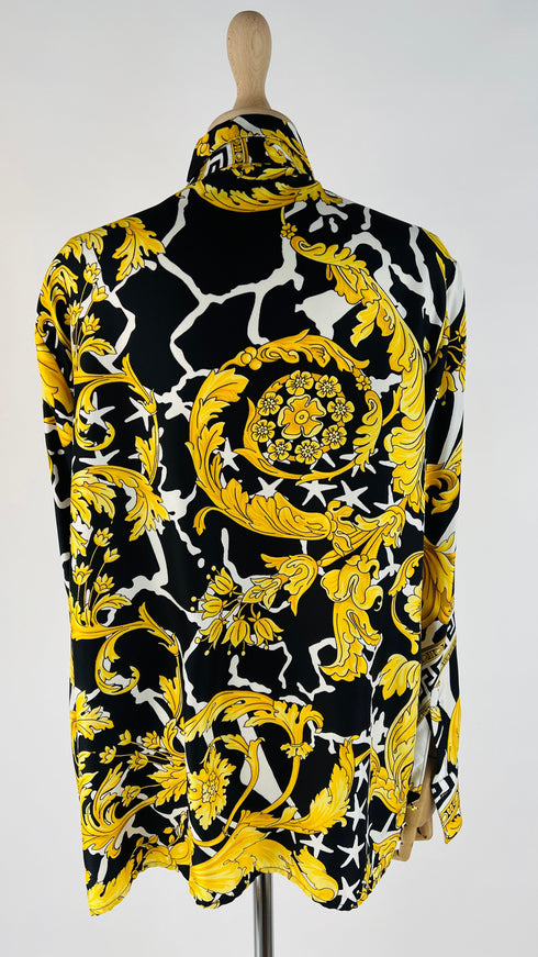 Camicia in seta barocca