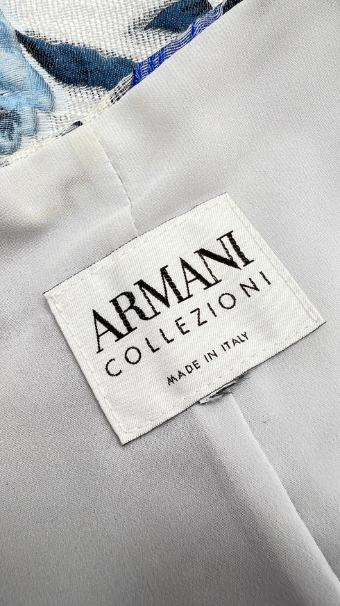 Giacca fiori a rilievo