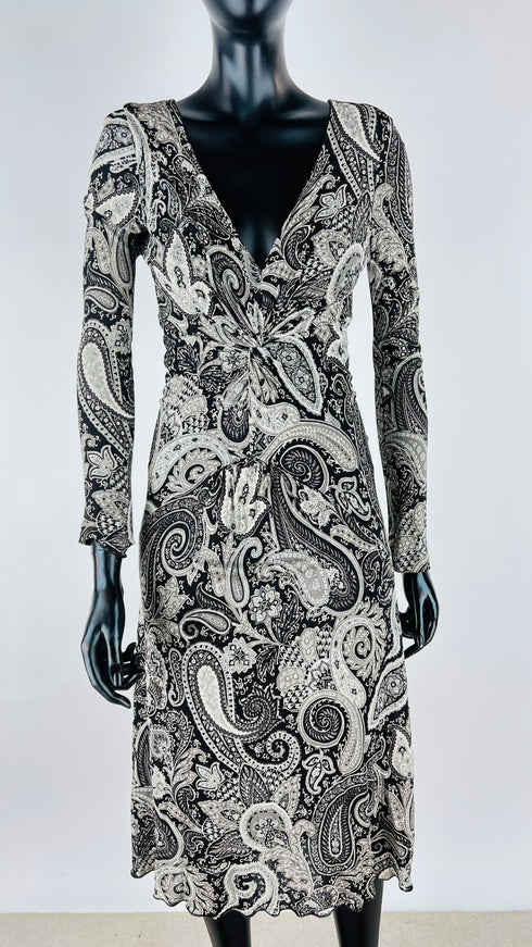 Abito midi paisley