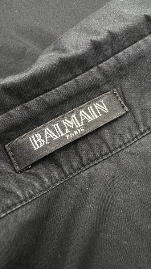 Camicia nera slim-fit