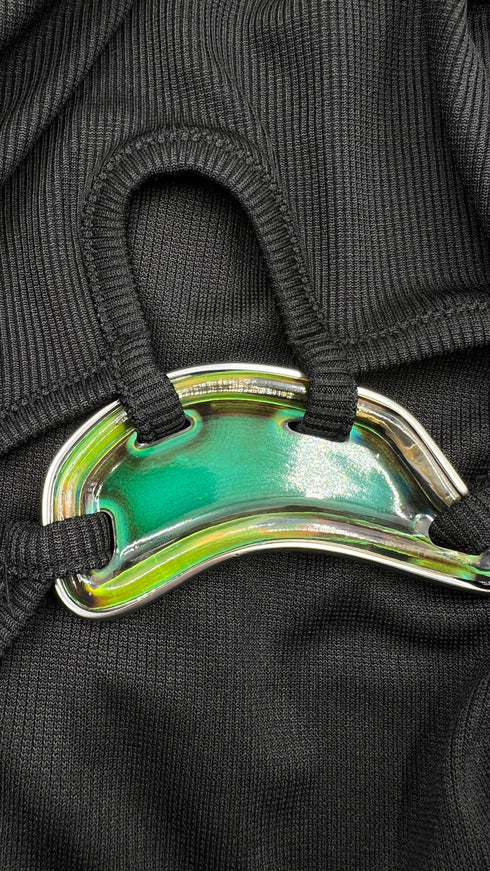 Abito lungo Pre-Fall24 con cartellino