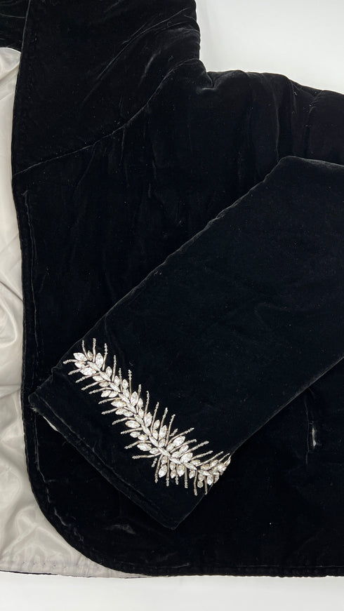 Giacca velluto strass