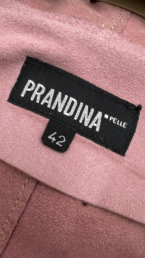 Giacca in pelle con zip