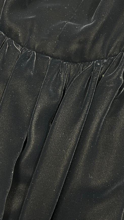 Abito lungo maxi spalle